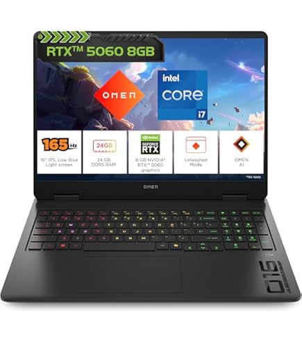 HP Pavilion 16-inch Gaming Laptop, Intel Core i7-10750H, NVIDIA